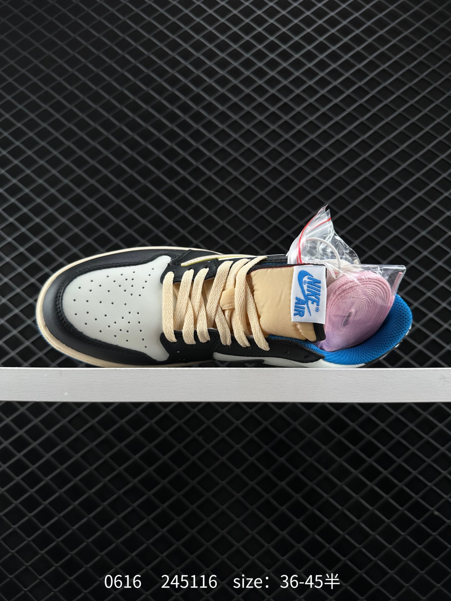 Fragment Design x Travis Scott x Nike Air Jordan 1 Low OG SP”Military Blue”